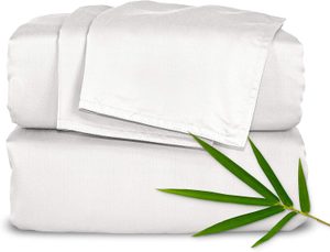 Cozy Earth Bamboo Sheets on bed