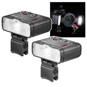 Godox MF12 macro flash mounted on lens for insect photography