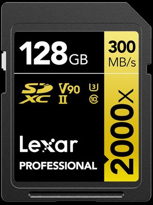 Lexar Professional 2000x SDXC memory card