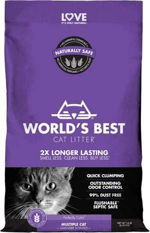 World's Best Cat Litter plant-based flushable
